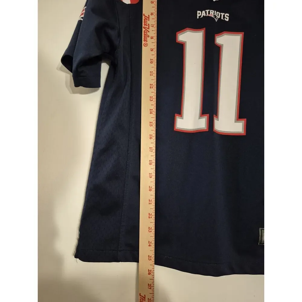 💥 Julian Edelman New England Patriots Nike NFL Jersey Size Youth L D6